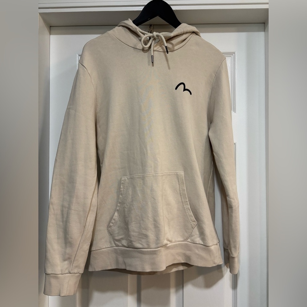 Evisu Beige Hoodie - Size M (100)
